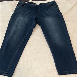 Pajama Jeans Jeans Bootcut Dark Blue Denim NTOW Sz XL